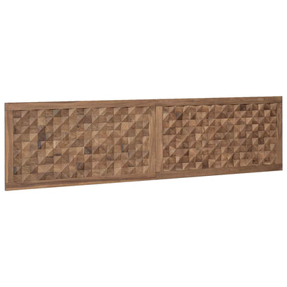 Hoofdbord Naturel Massief Teakhout 200 cm