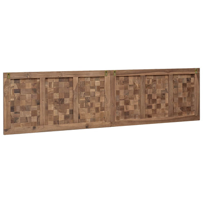 Hoofdbord Naturel Massief Teakhout 200 cm