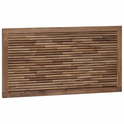 Hoofdbord Wandgemonteerd Naturel 100 cm Massief Teakhout