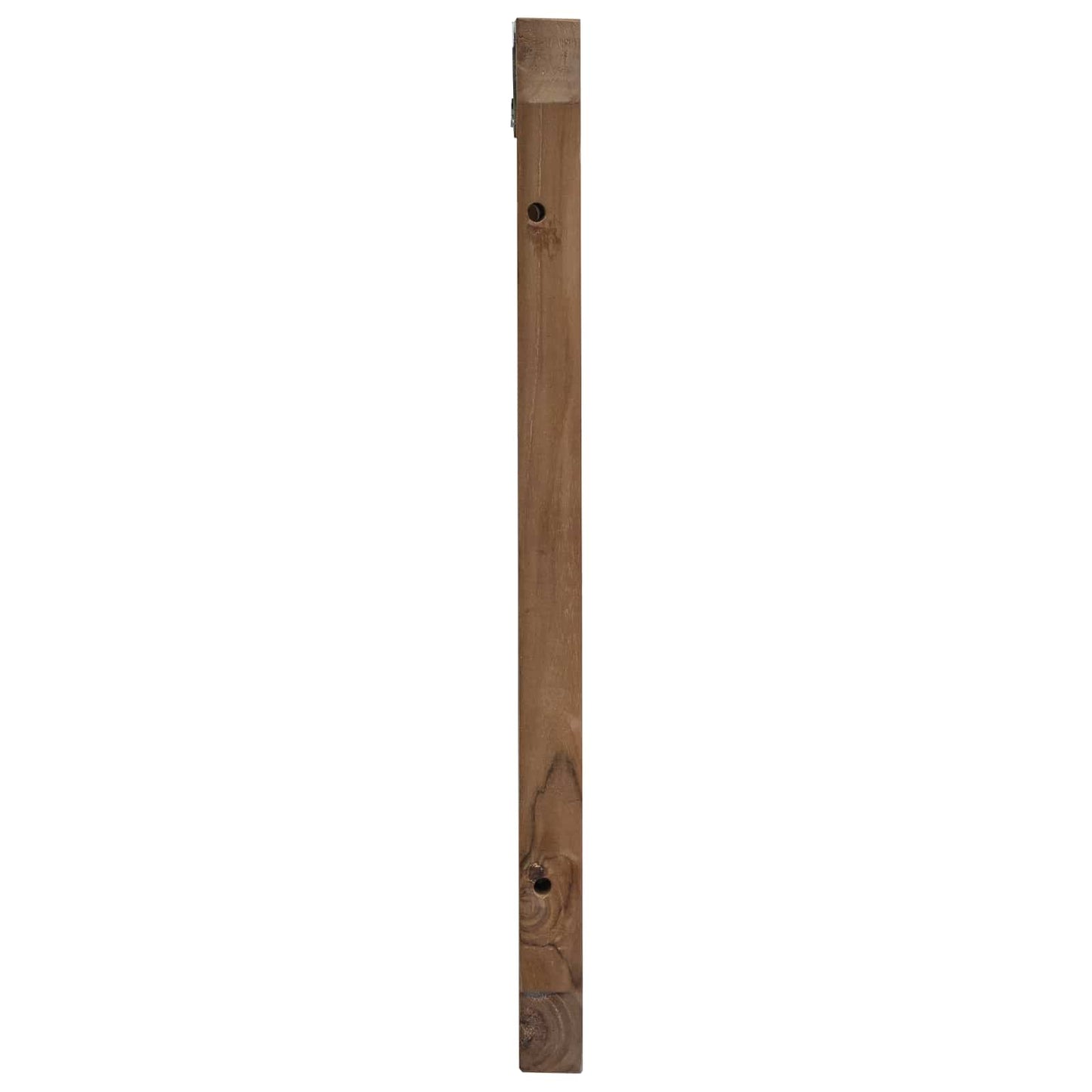 Hoofdbord Wandgemonteerd Naturel 140 cm Massief Teakhout