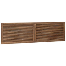 Hoofdbord Wandgemonteerd Naturel 180 cm Massief Teakhout