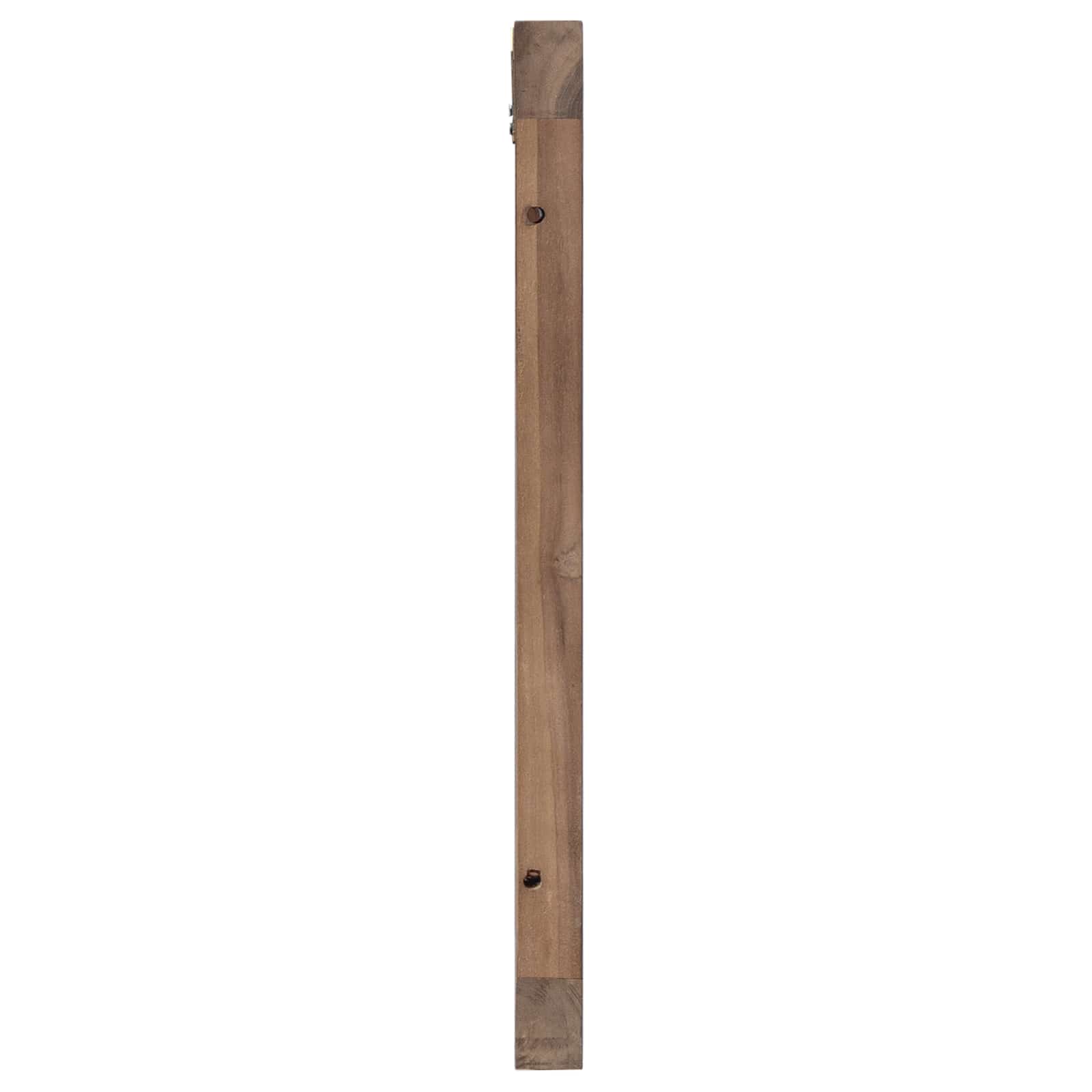 Hoofdbord Wandgemonteerd Naturel 180 cm Massief Teakhout