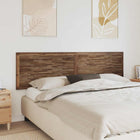 Headboard Wall-Mounted Natural 200 cm Solid Teak