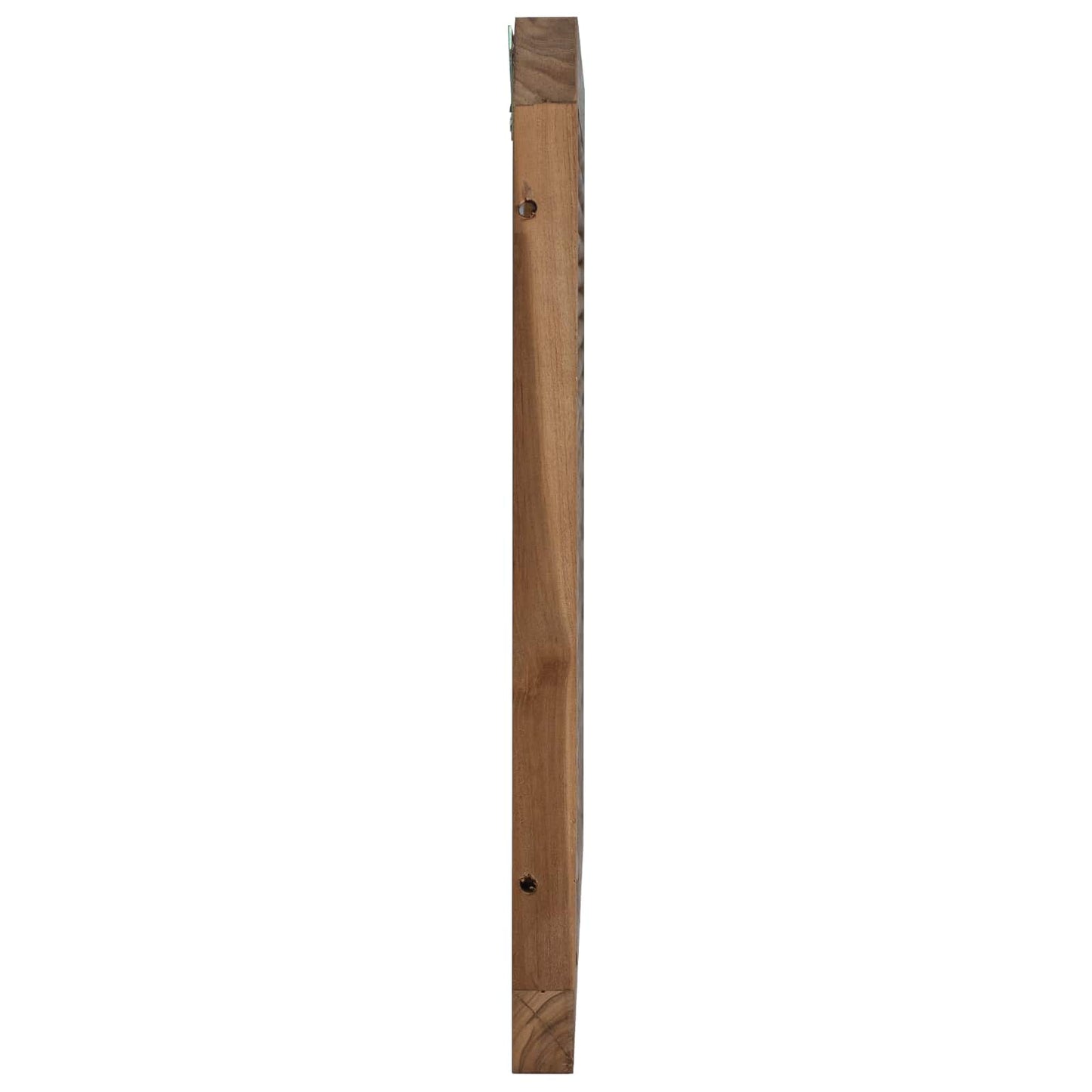 Hoofdbord Wandgemonteerd Naturel 200 cm Massief Teakhout