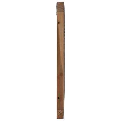 Hoofdbord Wandgemonteerd Naturel 200 cm Massief Teakhout