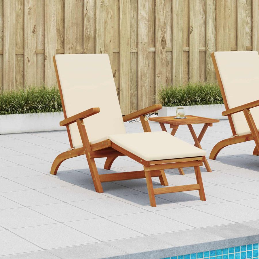Ligstoelkentingen en opvouwbare zonnebader 55 x 146 x 91 cm