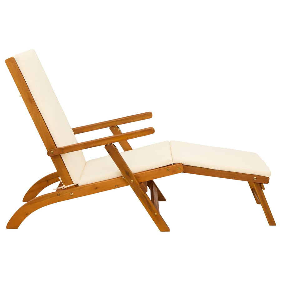 Ligstoelkentingen en opvouwbare zonnebader 55 x 146 x 91 cm