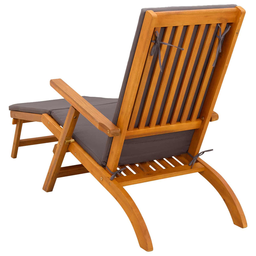 Ligstoelkentingen en opvouwbare zonnebader 55 x 146 x 91 cm