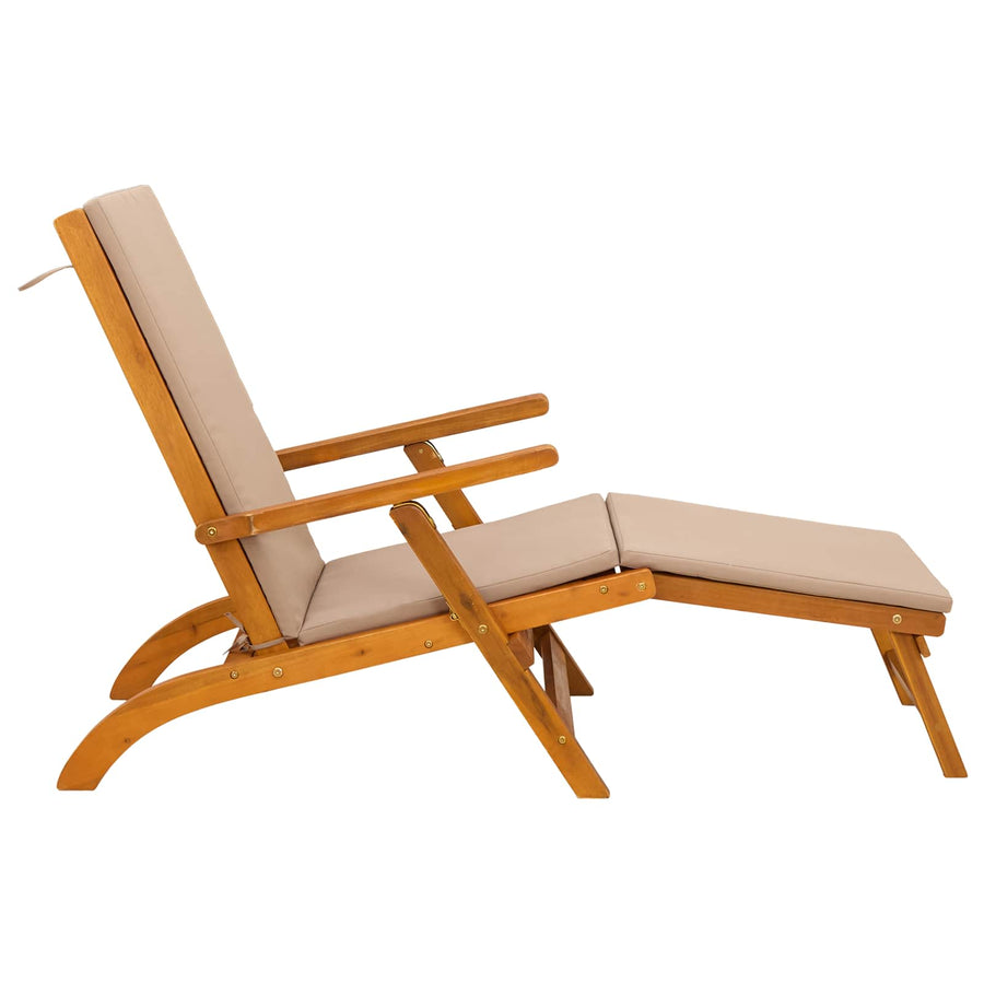 Ligstoelkentingen en opvouwbare zonnebader 55 x 146 x 91 cm