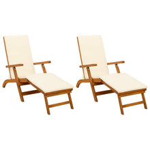 Ligstoelkentingen en opvouwbare zonnebader 2 pcs