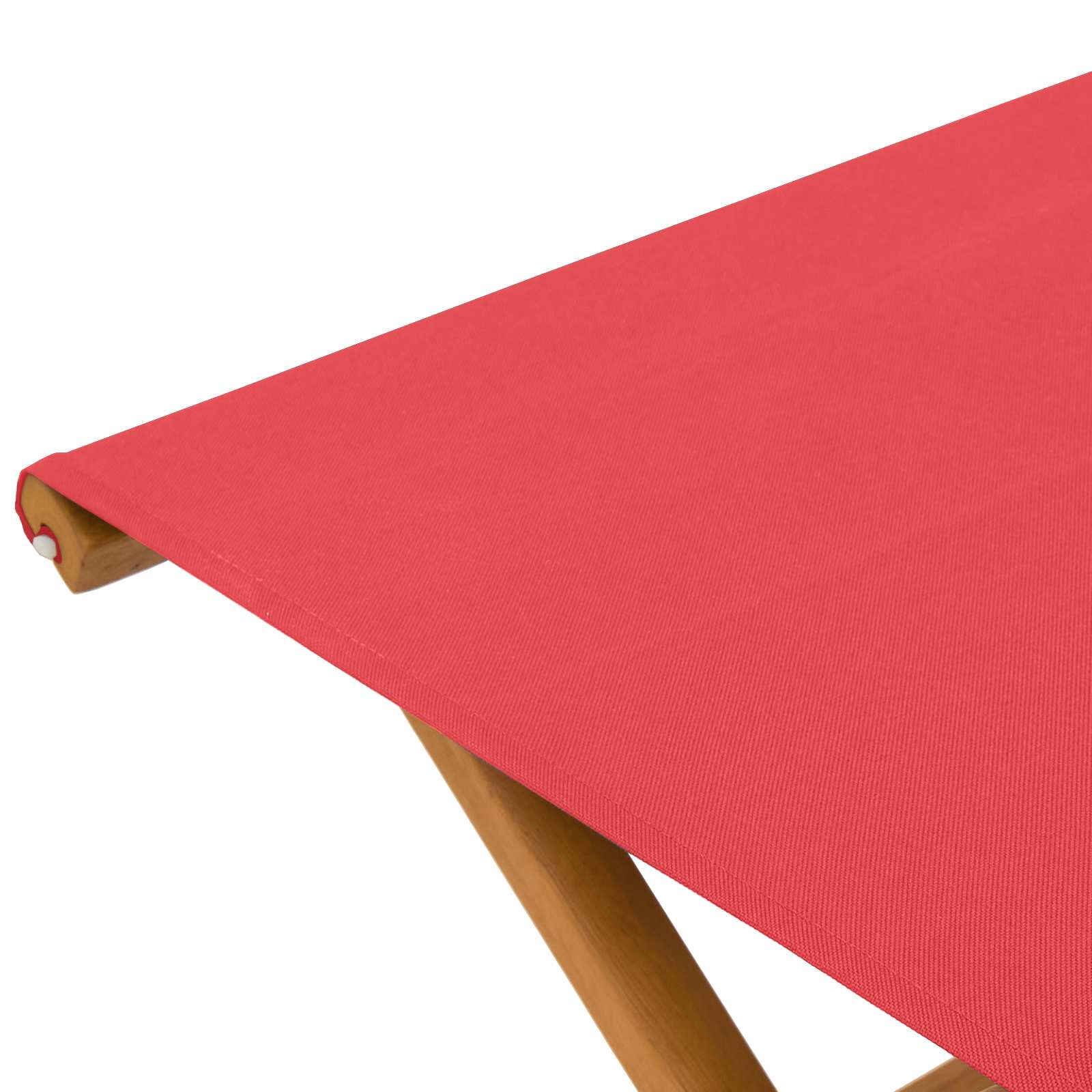 Ligstoel 2 pcs massief eucalyptushout Rood