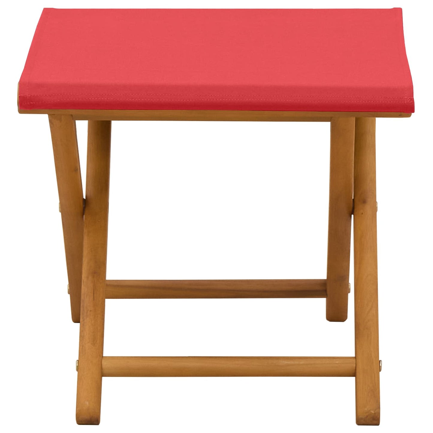 Ligstoel 2 pcs massief eucalyptushout Rood