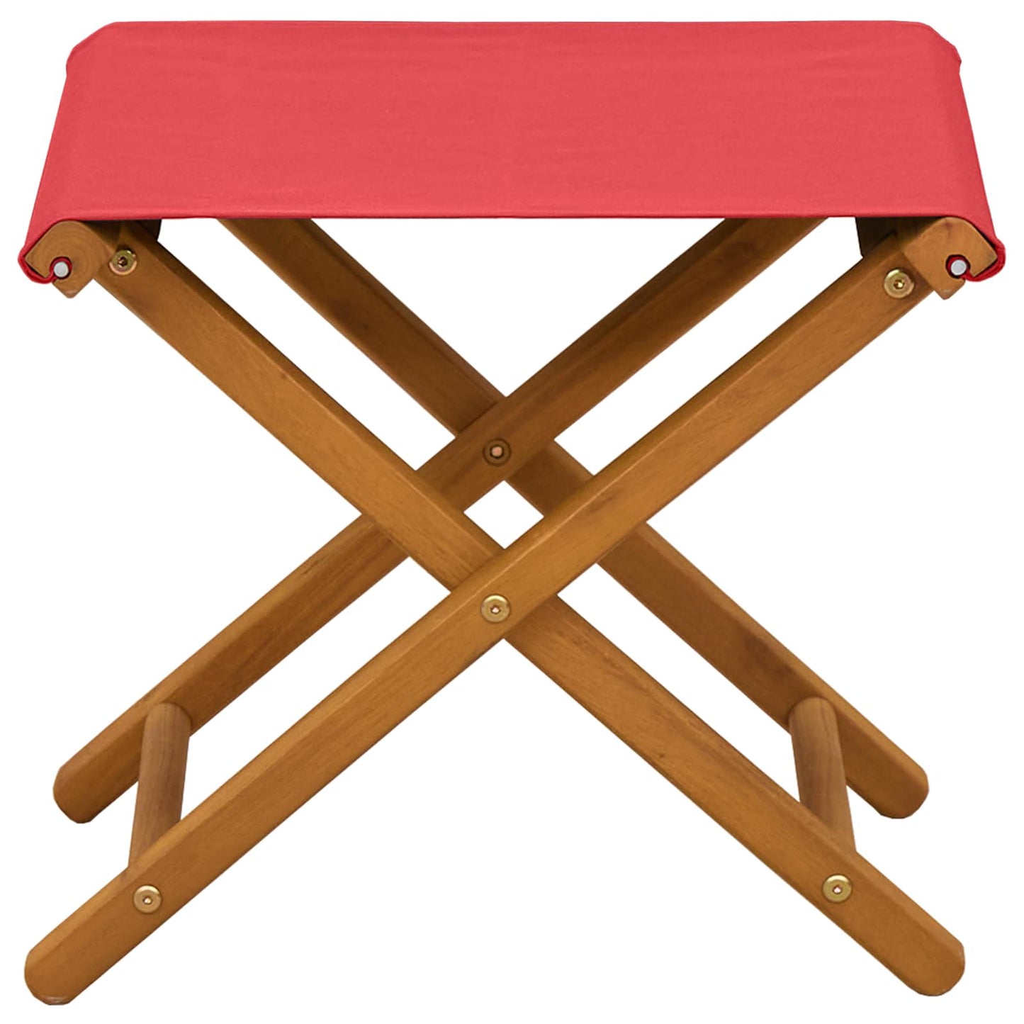 Ligstoel 2 pcs massief eucalyptushout Rood