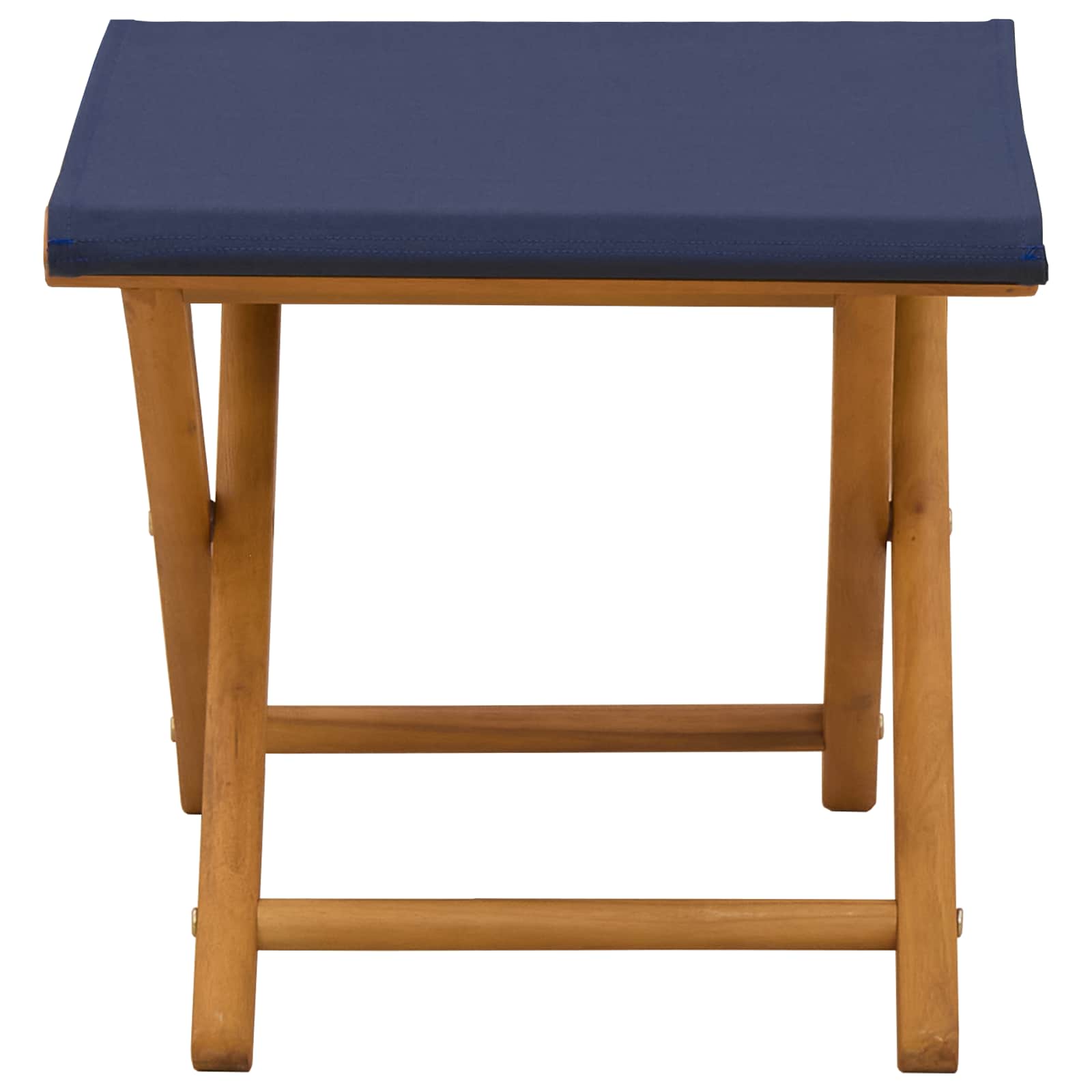 Ligstoel 2 pcs massief eucalyptushout Blauw