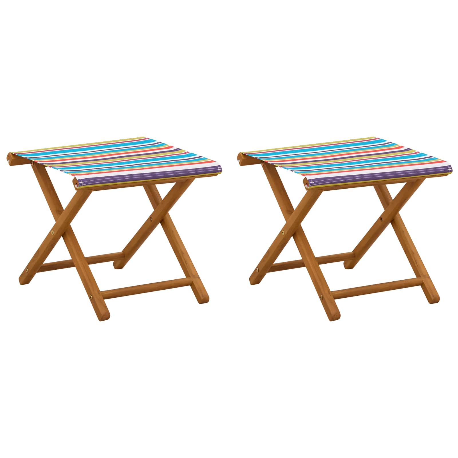 Ligstoel 2 pcs massief eucalyptushout Meerkleurig