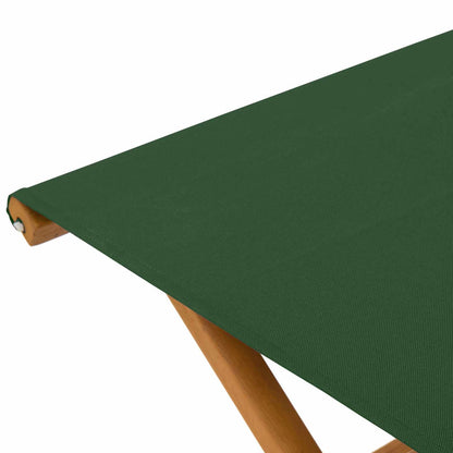Ligstoel 2 pcs massief eucalyptushout Groen