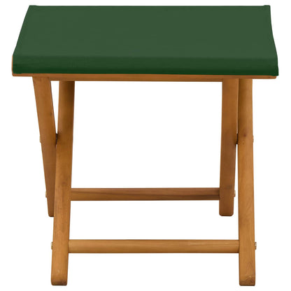 Ligstoel 2 pcs massief eucalyptushout Groen