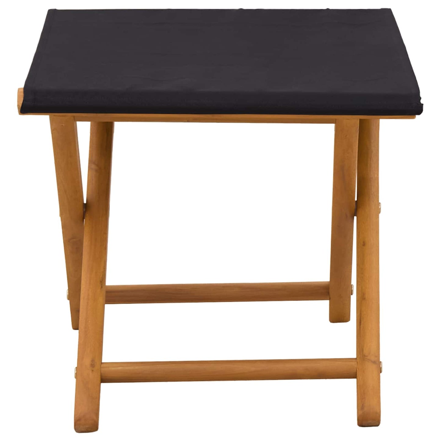 Ligstoel 2 pcs massief eucalyptushout Zwart