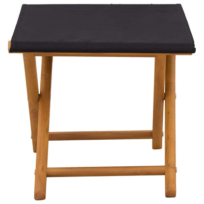 Ligstoel 2 pcs massief eucalyptushout Zwart