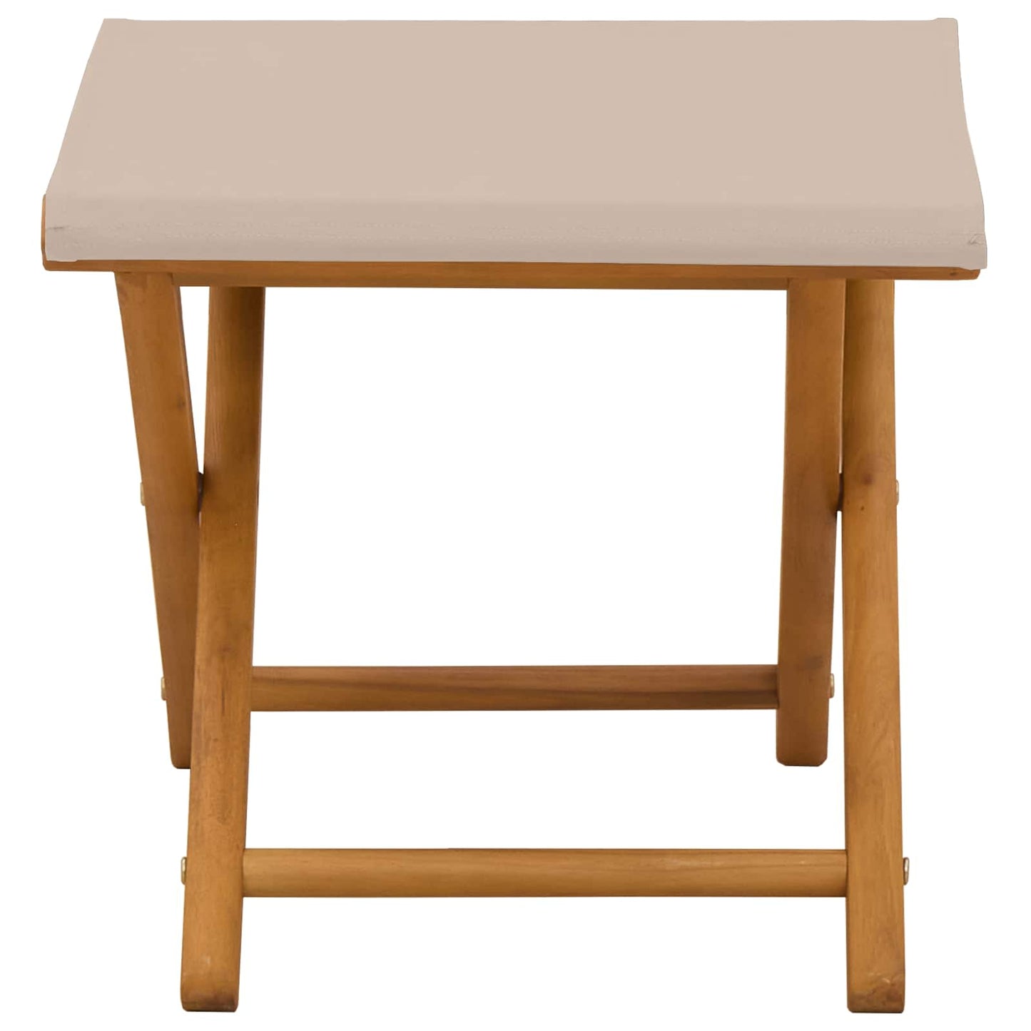 Ligstoel 2 pcs massief eucalyptushout Beige