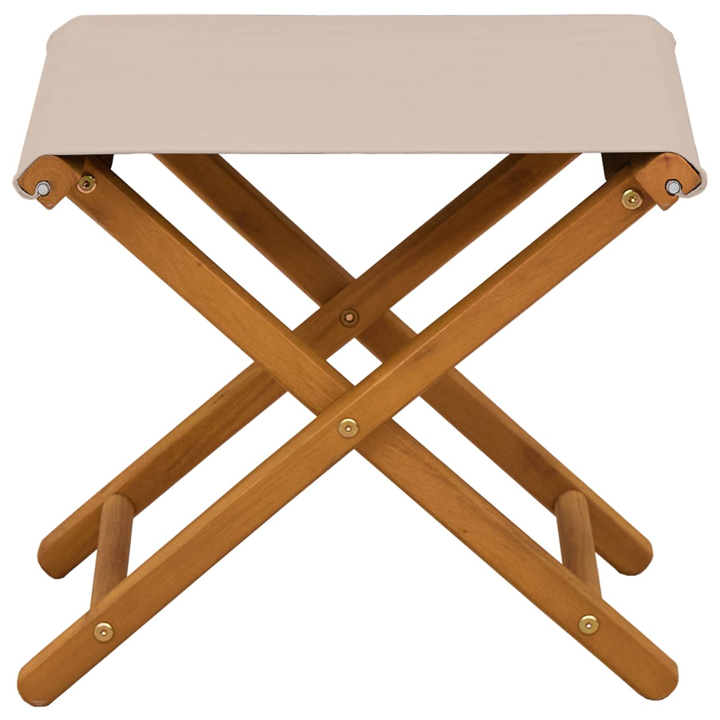 Ligstoel 2 pcs massief eucalyptushout Beige