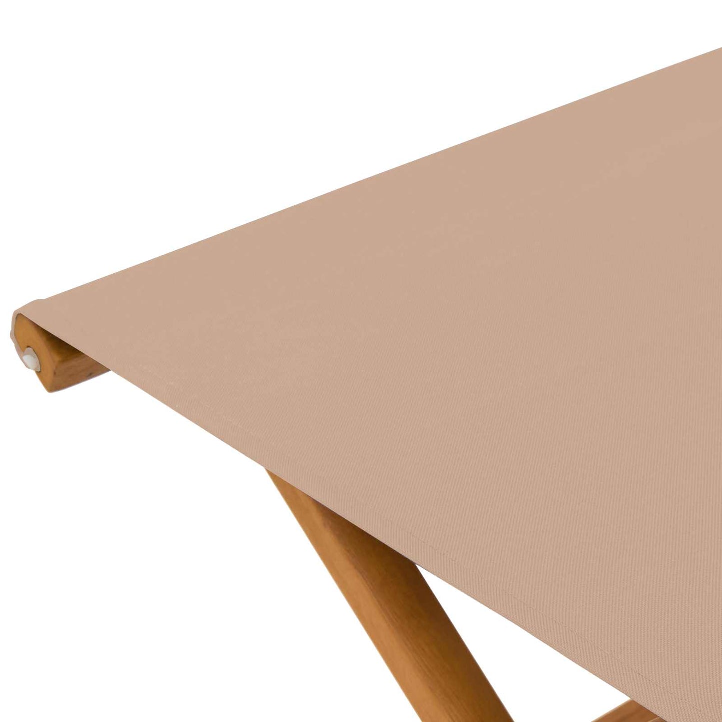 Ligstoel 2 st massief eucalyptushout Taupe