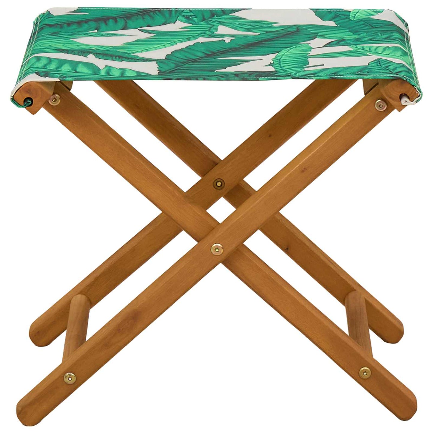 Ligstoel 2 pcs massief eucalyptushout Bladpatroon