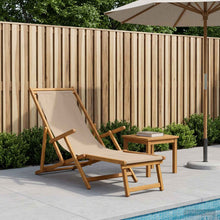 Opvouwbare zonnebed 3 Positie Massief Eucalyptus Hout Taupe