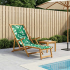 Opvouwbare zonnebed 3 Positie Massief Eucalyptus Hout