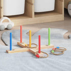 Ringgooi spel massief grenenhout 41x41x16 cm
