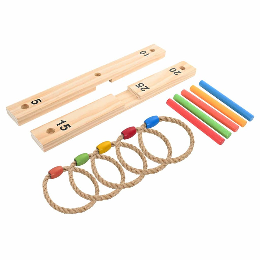 Ringgooi spel Natuur Rood Blauw 41 x 41 x 16 cm