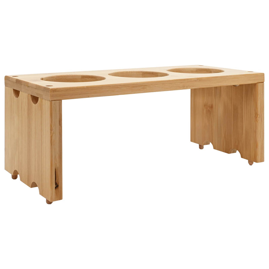 Keukentrolley met Wielen Licht Bruin 65 x 40,5 x 76,5 cm Bamboe