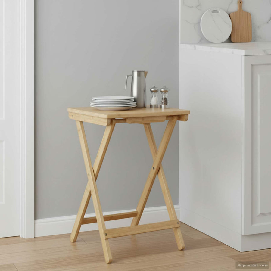 Keuken Tafel Naturel 40 x 30 x 53,5 cm Bamboe