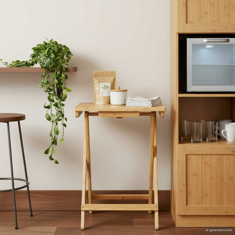 Keuken Tafel Naturel 40 x 30 x 53,5 cm Bamboe