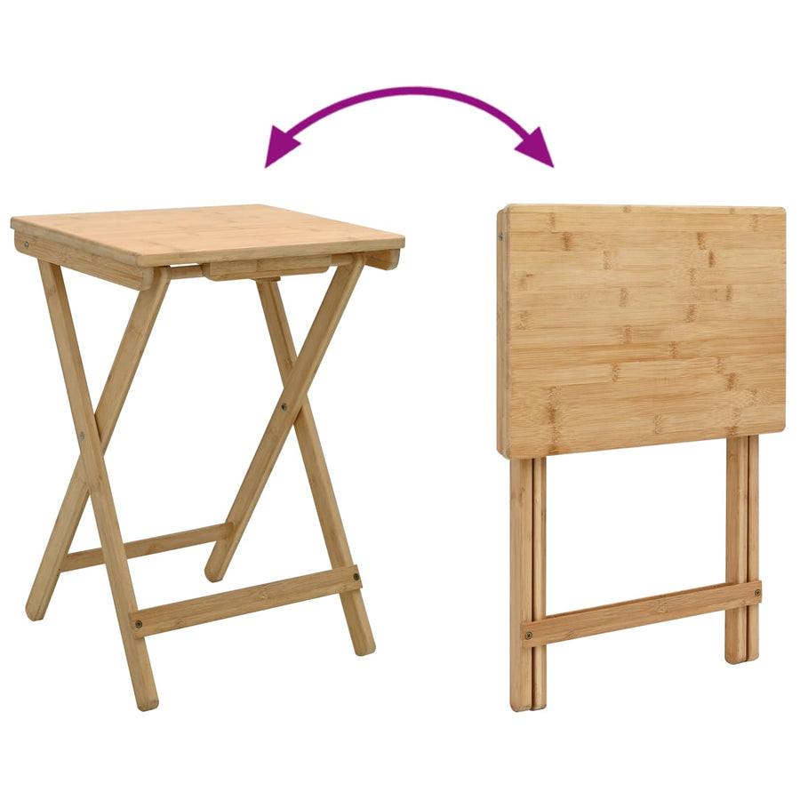 Keuken Tafel Naturel 40 x 30 x 53,5 cm Bamboe