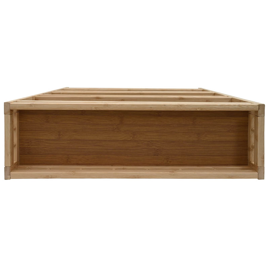 Keukentrolley met Wielen Naturel 60 x 18 x 97 cm Bamboe