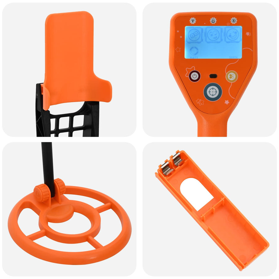 Metalen Detector met LCD Scherm 2 Modellen 19 cm Spoel Geel