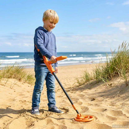 Metalen Detector met LCD Scherm 2 Modellen 19 cm Spoel Geel