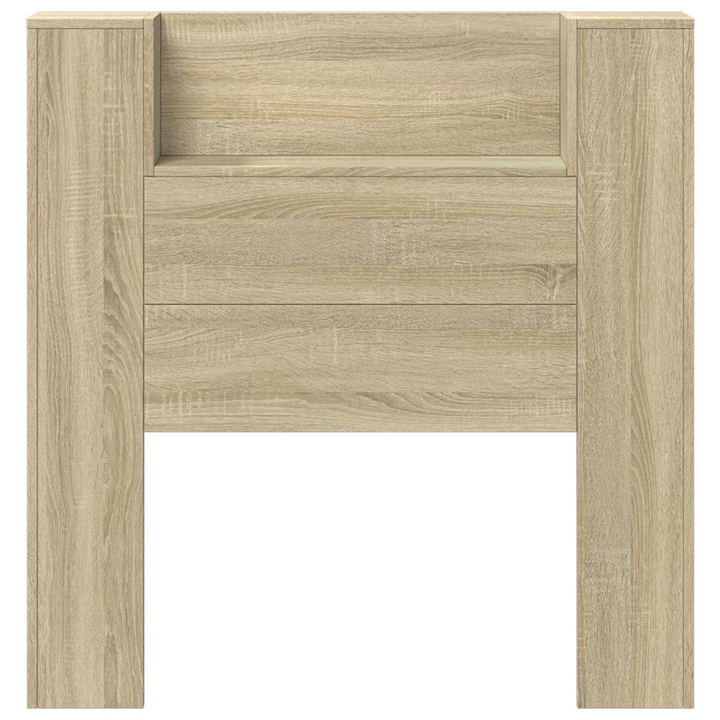 Hoofdbord Sonoma Eiken 100 x 16,5 x 103,5 cm Bewerkt hout