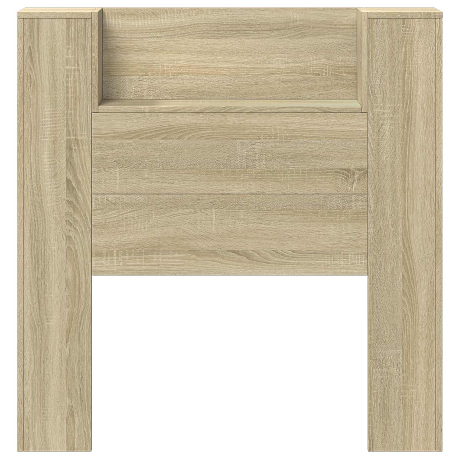 Hoofdbord Sonoma Eiken 100 x 16,5 x 103,5 cm Bewerkt hout