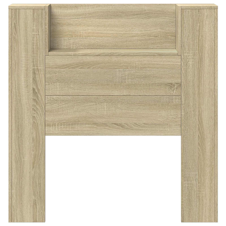 Hoofdbord Sonoma Eiken 100 x 16,5 x 103,5 cm Bewerkt hout