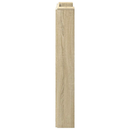 Hoofdbord Sonoma Eiken 100 x 16,5 x 103,5 cm Bewerkt hout
