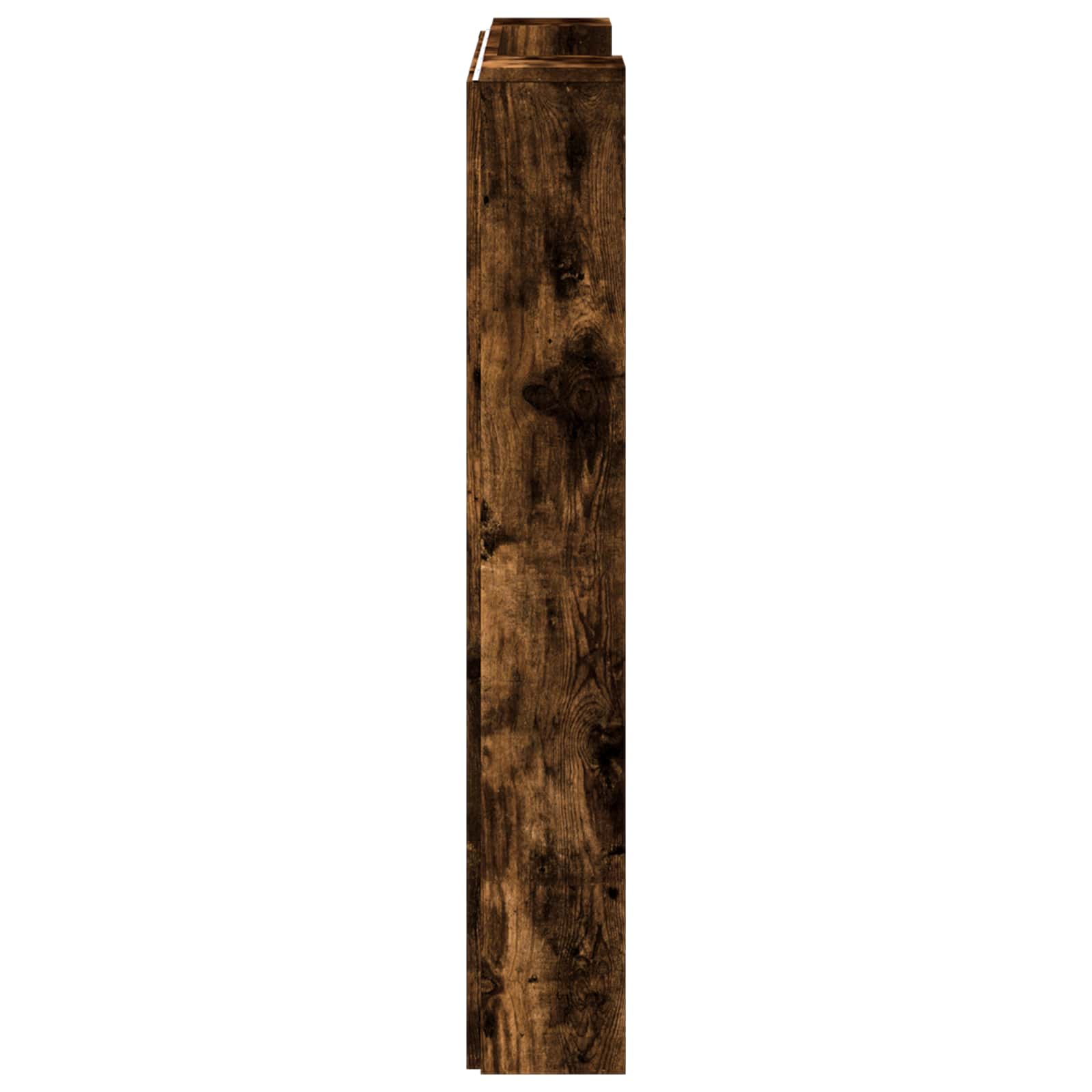 Hoofdbord Gerookt eiken 100 x 16,5 x 103,5 cm Bewerkt hout