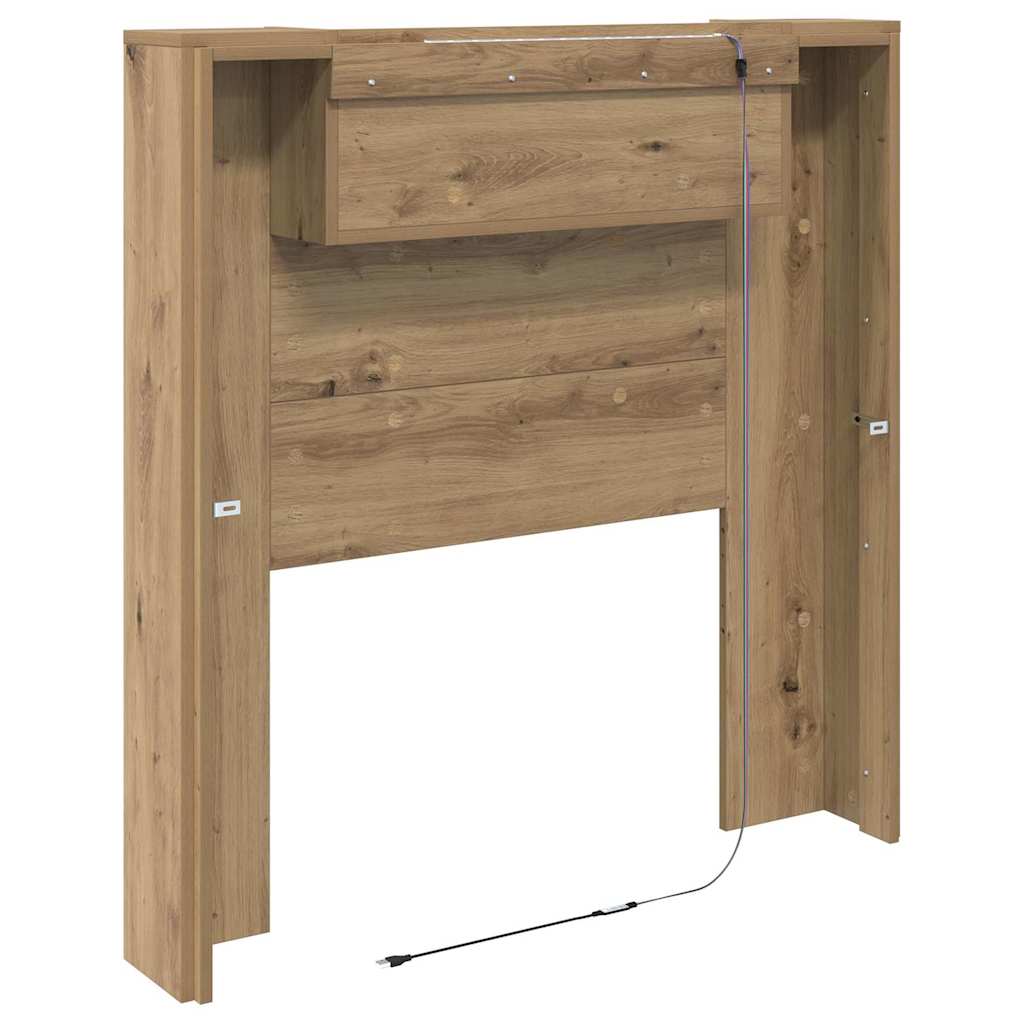 Hoofdeinde kas Artisan Eiken 120 x 15 x 103.5 cm Bewerkt hout