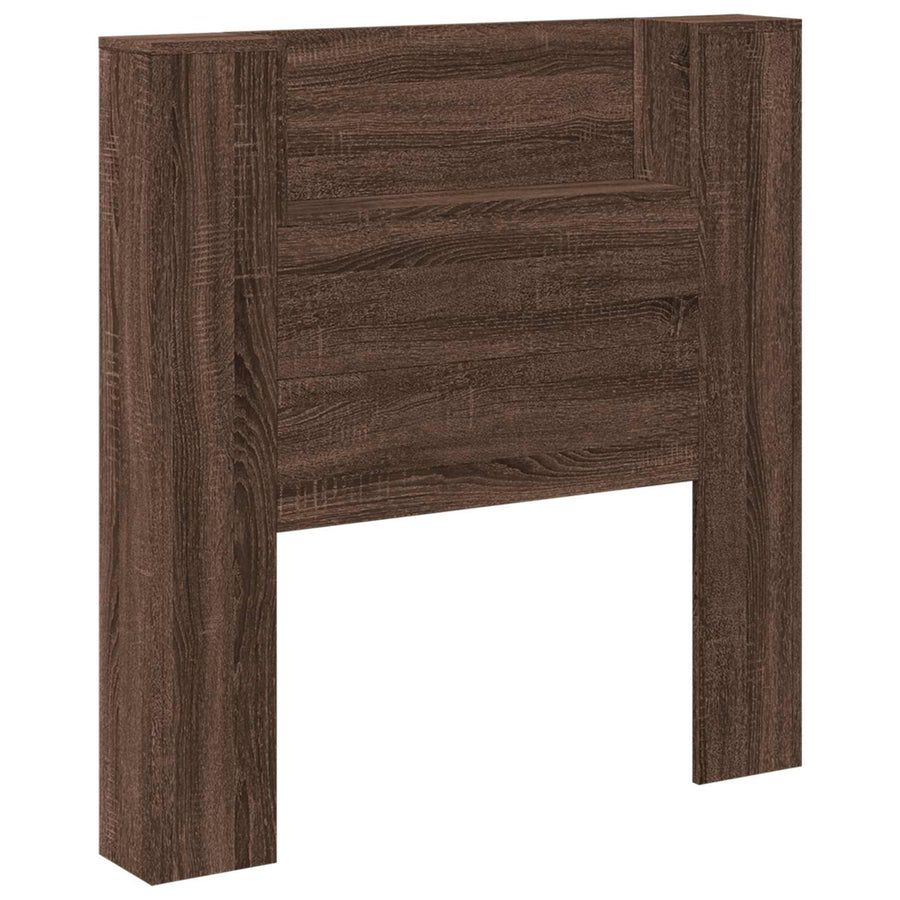Hoofdbord Bruin Eiken 100 x 16,5 x 103,5 cm Bewerkt hout
