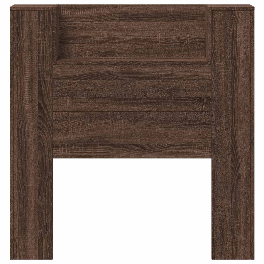 Hoofdbord Bruin Eiken 100 x 16,5 x 103,5 cm Bewerkt hout