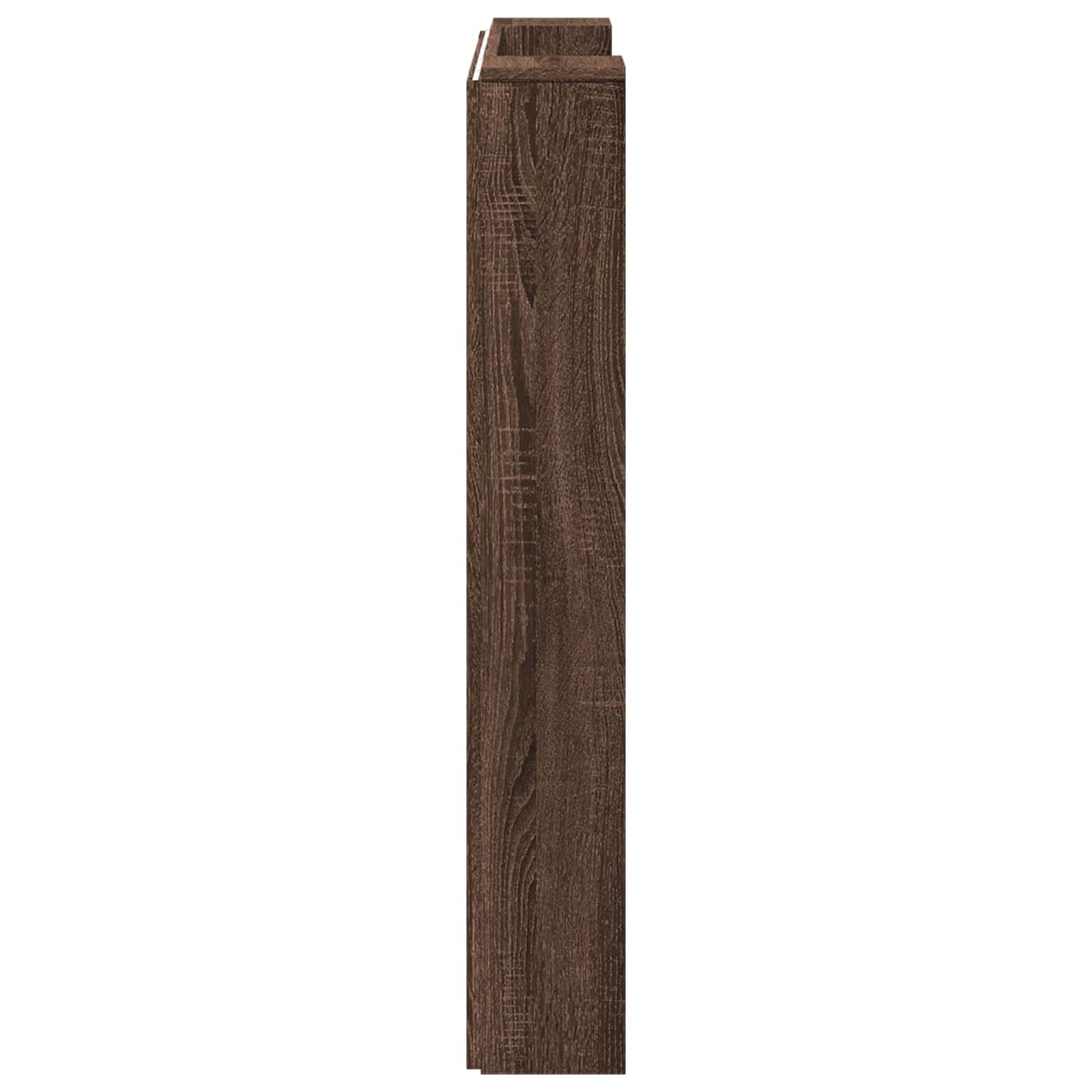 Hoofdbord Bruin Eiken 100 x 16,5 x 103,5 cm Bewerkt hout