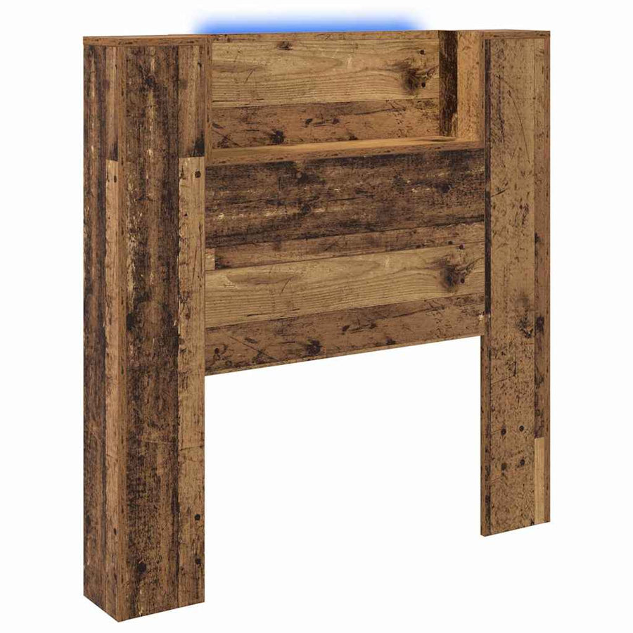 Hoofdeinde kas Oud Hout 120 x 15 x 103.5 cm Bewerkt hout