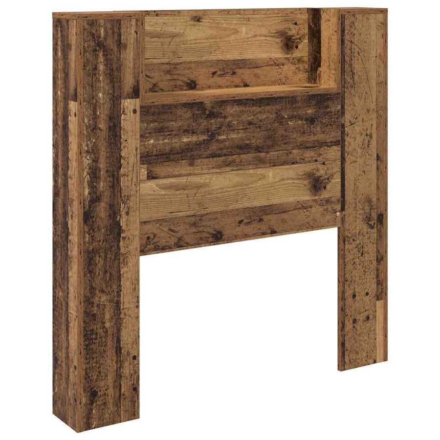 Hoofdeinde kas Oud Hout 120 x 15 x 103.5 cm Bewerkt hout