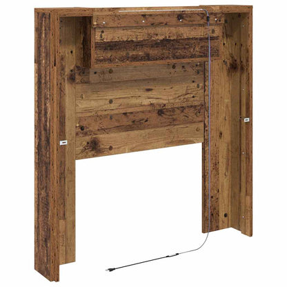 Hoofdeinde kas Oud Hout 120 x 15 x 103.5 cm Bewerkt hout